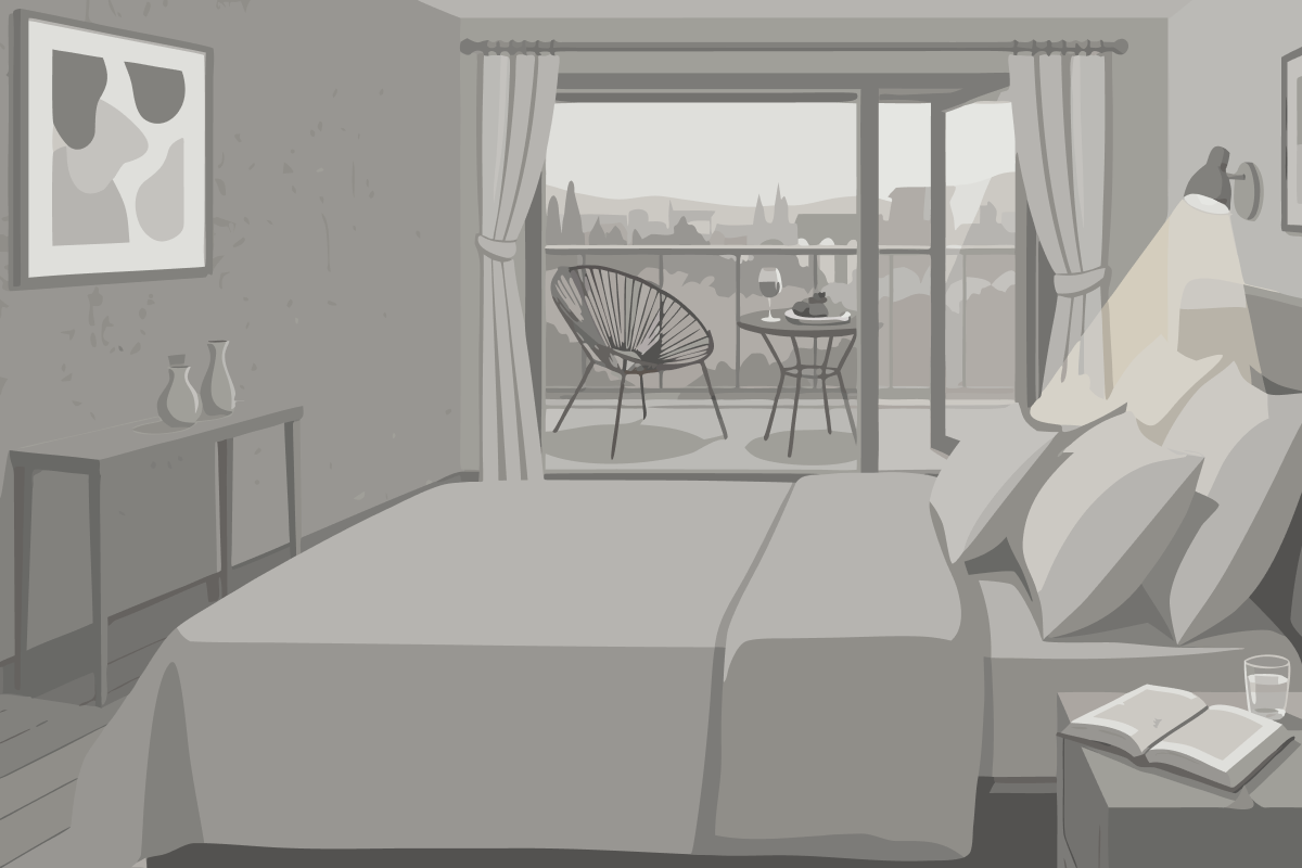 Superior Plus room B in the guest house